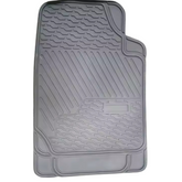 Anti-Slip Black Car Rubber Mats (94029) - Universal 3-Piece Set, Durable & All-Weather Protection