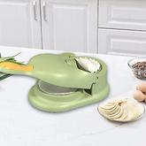 2-in-1 Dumpling Maker & Dough Press – Easy Homemade Dumplings, Wontons, Ravioli & More