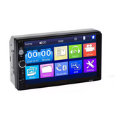 7010B 7" 2 DIN Car Stereo MP5 Player | Touchscreen Bluetooth FM Radio | Mirror Link, USB, Backup Camera Support