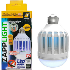 2-in-1 LED Mosquito Killer Lamp – Safe Indoor & Outdoor Fly & Insect Zapper | Non-Toxic & Chemical-Free