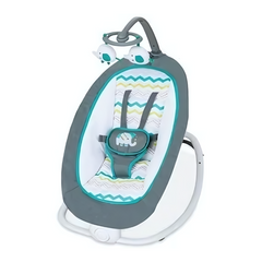 Cotton Rocker and Bouncer Baby Fold Up Rocker - Blue