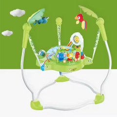 360-Degree Swivel Seat Triangular Stabilized Structure Baby Swing – Modern, Metal Construction for Baby's Comfort
