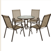 5-Piece Outdoor Dining Set – Stylish Patio Table & Chairs for Garden & Decking