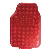 Aluminum Film Foot Pad (3025) - Anti-Slip Aluminum Foil Car Mats (4 Pieces)