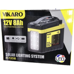 12V 8Ah DC Energy Storage Power Supply – V-1208 Backup Battery System for Industrial & Renewable Applications