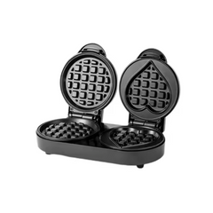110V/220V 1100W 3-in-1 Mini Donut Maker, Sandwich Press & Waffle Machine – Non-Stick, Energy Efficient Breakfast Maker