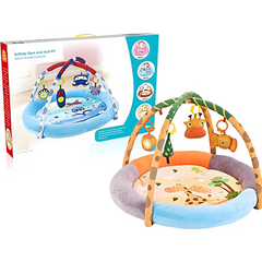 Baby Round Activity Play Mat Gym - Soft, Colorful, and Fun for Newborns & Beyond