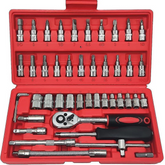 46-Piece Mechanical Wrench & Screwdriver Set – Heavy-Duty DIY & Mechanic Tool Kit
