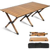 Aluminum Camping Table with Bag – Portable, Lightweight, and Durable Folding Picnic Table for Outdoor Adventures