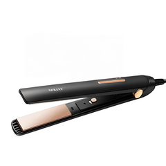 SK-1908 Hair Iron – Black/Gold | Ceramic Hair Straightener with Digital Control