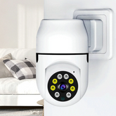 360° Panoramic Light Bulb WiFi Camera – 1080P HD Smart Home Security Cam with Night Vision & Motion Detection