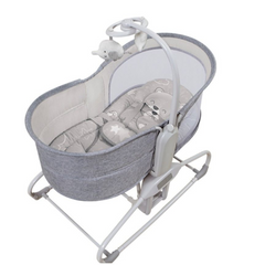 Deluxe 4-in-1 360° Sway Bassinet | Smart Soothing Cradle for Babies