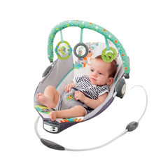 Vibrating Baby Bouncer – Adjustable Recline, Soothing Vibration & Musical Toys