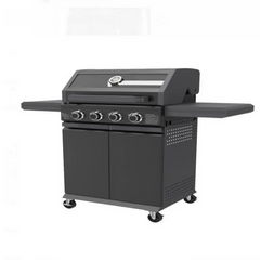 Premium 4-Burner Gas BBQ Grill – High-Performance Outdoor Barbecue with Side Burners & Storage