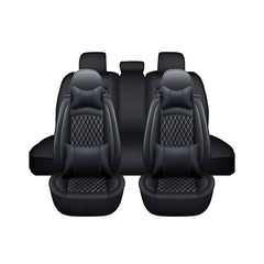 5-Piece Universal Comfortable Leather Car Seat Covers – Stylish Protection and Premium Comfort (68253-58)