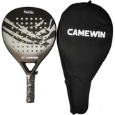 Carbon Fibre Padel Racket with Marble Design + Carry Bag – Lightweight & Stylish Paddle Bat