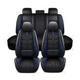5-Piece Universal Comfortable Leather Car Seat Covers – Stylish Protection and Premium Comfort (68253-13)