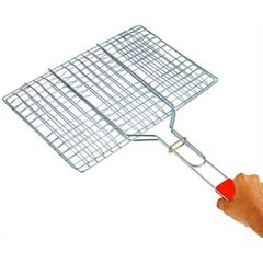 BBQ Rectangular Stainless Steel Medium Hand Griller – Durable, Portable & Perfect for Outdoor Braais