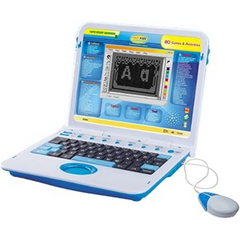 My Exploration Toy Laptop – 80 Learning Games & Activities for Kids | Blue | Ages 5+