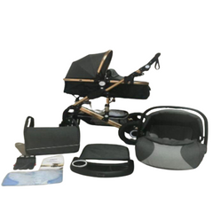 3-in-1 Baby Stroller with Car Seat – Luxury Travel System for Newborns & Toddlers