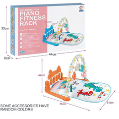 Baby Piano Play Mat Musical Rack – Multi-Mode Baby Gym with Lights, Music & Interactive Features