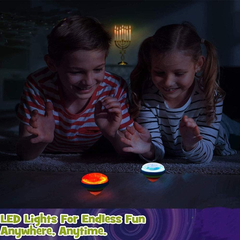 Flashing Super Spinning Top – Light-Up Gyro Toy (Set of 12) 🌀✨