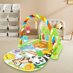 Glow & Grow Kick & Play Baby Piano Gym – Musical Activity Playmat for Newborns 0+ Months | Soft, Removable & Multi-Sensory Developmental Toy