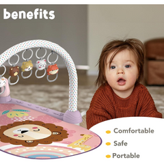 Maxi Baby Lion Musical Piano Activity Mat – Interactive Play Gym for Babies (2+ Months)