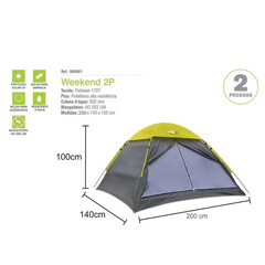 2 Person Dome Tent with Rain Fly & Carry Bag – Lightweight, Waterproof Camping Tent for Outdoor Adventures