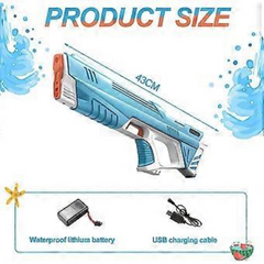 Powerful Electric Water Guns for Kids & Adults – Automatic High-Range Water Blaster with 150 Shots