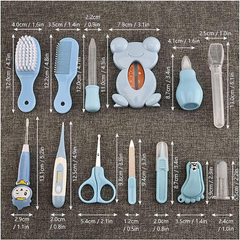 13pcs Newborn Baby Grooming Kit | Essential Baby Care Set for Home & Travel