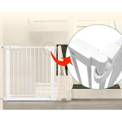 Baby Safety Guard Door Fence - Sturdy Steel Gate for Child & Pet Protection (75cm x 82cm)