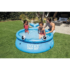 Jolly Whale Easy Set Pool (1.83m) – Inflatable Kids Swimming Pool for Summer Fun