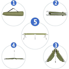 Portable Folding Camping Bed for Adults – Durable, Lightweight & Easy to Carry