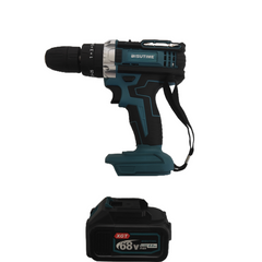 3-in-1 Cordless Power Combo Kit – Impact Wrench, Electric Drill & Angle Grinder | 68V, 6.0Ah Battery, Variable Speed