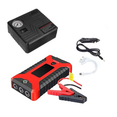 12V High-Power Car Jump Starter & Emergency Power Bank – Portable Battery Booster with Flashlight & USB Charging