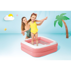 Play Box Pool – Inflatable Baby Pool with Soft Floor for Comfort & Safety