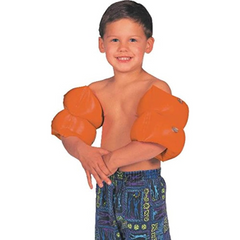 Inflatable Kids' Armbands – Orange | Swimming Floaties for 3-6 Years | Safe & Durable