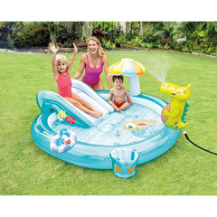 Gator Play Centre – Inflatable Kids Water Play Pool with Slide, Sprayer & Fun Accessories