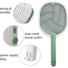 Rechargeable Insect Killer Bat with Base – Mosquito & Fly Zapper Racket (54x22cm & 46x21cm, Multicolor, with Light/No Light Options)