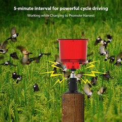 Solar-Powered Flashing Light Animal Repeller – Bird & Wildlife Deterrent