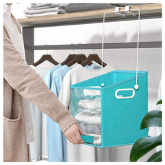 Closet Caddy Storage Organizer – Space-Saving Pull-Down Shelf System for Clothes, Linens & Accessories