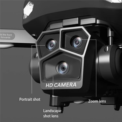 P20 4K GPS Drone with Laser Obstacle Avoidance – Brushless Quadcopter with Dual Batteries, 50x Zoom, and HD Aerial Camera