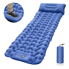 Ultra-Light Inflatable Camping Mattress – Waterproof & Moisture-Proof Sleeping Pad for Outdoor Adventures, Beach, Hiking & Travel