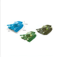 🧸 Inertia Power Military Tank Toy Set – 10-Piece Army Simulation Vehicles for Kids