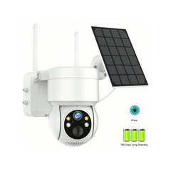 Wireless 5MP Solar Security Camera with Night Vision, Motion Detection & 8GB SD Card – IP66 Waterproof Surveillance System