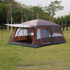 Camel Ultralarge 6-12 Person Double Layer Family Camping Tent – Spacious, Waterproof & UV-Protected Outdoor Shelter