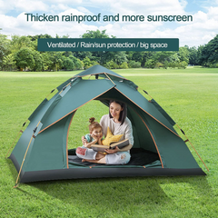 Pop-Up Tent - 2.1 x 2 x 1.35m – Lightweight, Water-Resistant, Easy to Assemble Tent for Outdoor Adventures
