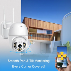 Ultrasecure V380 Smart WiFi Camera – Dual Lens, Night Vision, Human Detection & Cloud Storage CCTV
