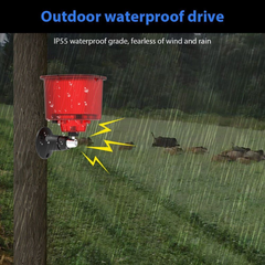 Solar-Powered Flashing Light Animal Repeller – Bird & Wildlife Deterrent